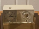 General Electric Tube Type Clock Radio Mid-century Modern. Fixed Price $10.00.