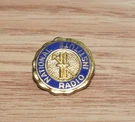 Blue & Gold Tone National Radio Institute Collectible Souvenir Lapel Pin. Fixed Price $21.08.