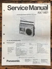 Panasonic RX-1461 Radio / Boombox Service Manual *original*. Fixed Price $24.97.