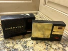 Vintage Magnavox AM-22 6 Transistor Pocket Radio Made Japan Black And Gold. Fixed Price $34.99.