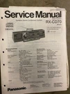 Panasonic RX-CD70 RXCD70 Service Manual **original** 4223 5019. Fixed Price $24.99.