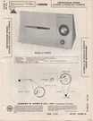 1963 Westinghouse H-715T5A H-716T5A Ch. V-2400-3 Radio Service Manual Photofact. Fixed Price $8.99.