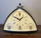 Vintage Silvertone Magic Glow Wedge Clock Radio Mcm Transistor Sears Read. Fixed Price $69.99.