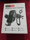 Chgeek Wireless Car Charger, 15W Fast Charging Phone Holder Auto-cla. Fixed Price $15.00.