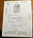 1960 Motorola X11B E,g,r HS-759 Radio Photofact Service Manual Foldout Folder. Fixed Price $12.64.