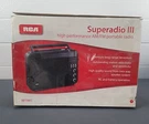 Rca Superadio Iii High Performance Portable Am Fm Original Box. Fixed Price $54.50.