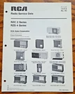 Vintage Rca Radio Service Data Rzc 2 Series File 1969 No 40. Fixed Price $14.95.