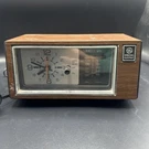 General Electric Alarm Clock Am/fm Radio Vintage Wood Grain Model 7-4550C -C3B. Fixed Price $32.00.