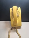 Vintage Bell Systems Western Electric Yellow Rotary Wall Telephone Land-line Usa. Fixed Price $54.99.