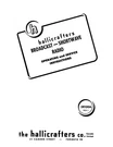 Hallicrafters 5R100A Run Operating Service Instructions. Fixed Price $11.99.