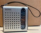 Sony Solid State TFM-3750W Portable Am/fm Radio Silver Black W/ Headphone Jack. Fixed Price $29.99.