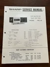 Sharp FXC-34 Solid State Digital Clock Radio Service Manual Vintage Diagrams. Fixed Price $29.99.