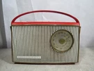 Vintage 1960S Telefunken Kavalier Portable Radio Red Germany Works. Fixed Price $225.00.
