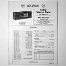 Rca Victor Models Rhc 60W Series Radio Service Manual 1966. Fixed Price $8.55.