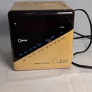 Vintage Cube Alarm Clock Radio Retro Digital Cosmo CR-2501. Fixed Price $11.69.