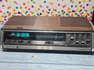General Electric Vintage Alarm Clock Am/fm Radio Model 7-4695A. Fixed Price $50.00.