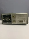 Zenith L519 Tube Radio Clock Am 1950'S Mcm Vintage White & Grey See Video. Fixed Price $85.00.