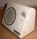 Americana Solid State Table Radio Wedge Shape, Battery Powered Model 14203. Fixed Price $19.88.
