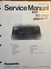 Panasonic RD-3105 Record Changer Original Service Repair Manual. Fixed Price $14.94.