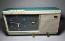 Vintage 1959 Westinghouse Am Clock Radio Teal Model 864L6-NO Alarm. Fixed Price $87.06.