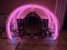 Vintage Hypersonic Pink Neon Am/fm Radio Cassette Player Model 8802C Clear Case. Fixed Price $149.00.