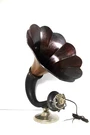 Vintage Old Nice Amplion AR-19 Dragon Antique Flowered Petals Radio Speaker. Fixed Price $995.00.