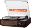 Vinyl Record Player Turntable Bluetooth 3 Speed Built-in Speakers Retro Portable. Fixed Price $33.99.