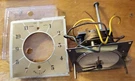 Clock And Related Parts From Ge-c 545, 546, 547 Am Radio, Knobs. Fixed Price $10.00.