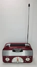 Portable Vintage Radio Style Modern Red Am/fm. Fixed Price $17.00.