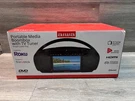 Aiwa Portable Media Boombox W/t.v. Tuner 7" Lcd Screen Dvd, Cd, MP3 - Black. Fixed Price $99.99.