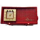 Vintage Sylvania R5485 Am Tube Clock Radio Circa 1955. Fixed Price $120.00.