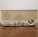 Works Vintage Sears Silvertone Tube Am/fm Radio Model 8010 Ivory Rare Futuristic. Fixed Price $50.00.