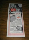 1950 Print Arvin Portable Radios Battery & Ac Model 446-P 350-P. Fixed Price $16.21.