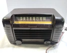 Rca Victor Model 65X1 Tube Radio Vintage 1946 Bakelite Has Damage Works. Fixed Price $64.99.
