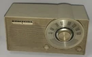 Rare 1963 Motorola Am Tube Radio - Model A24N Beige With Gold Dials For Parts. Fixed Price $97.77.