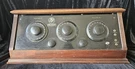 Antique 1925 Chelsea Super-five 3 Dial / Tube (ZR-5) Radio By Gimbel Brothers. Fixed Price $299.00.
