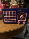 Brown Vintage Mid Century Admiral Super Aeroscope Radio, 5R11-N Painted. Fixed Price $45.00.