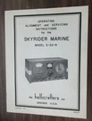 Hallicrafters S-22-R Skyrider Marine Operating, Alignment & Servicing Manual. Fixed Price $20.00.