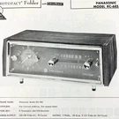 1968 Panasonic Clock Radio RC-685 Schematic Service Manual Vintage Original. Fixed Price $9.99.