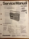 Panasonic RX-1480 Fm Tv Radio Cassette Recorder Original Service Repair Manual. Fixed Price $14.94.