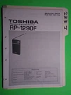Toshiba RP-1290F Service Manual Original Repair Book Fm Am Band Radio. Fixed Price $19.98.