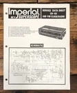Imperial / Superscope CR-102 Clock Radio Service Manual *original*. Fixed Price $14.97.