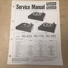 Orig Panasonic Service Manual For Model Turntables Record Players Select One. Fixed Price $7.48.