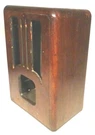 Vintage Zenith Tombstone 5-R-135 /ch 5519: Below Average Wood Shell 16X 11X 8. Fixed Price $45.00.