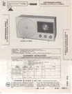 1961 Westinghouse H-756T5 Radio Service Manual Photofact 757T5 V-2410-1 Diagram. Fixed Price $8.99.