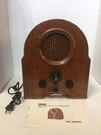 Welbilt Nostalgic Repro Am/fm Radio Model 1917 With Booklet. Fixed Price $52.00.