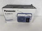 Panasonic RF-2400D Portable Am/fm Radio In Black Open Box Tested Works.. Fixed Price $32.98.