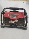 Milwaukee Job Site Radio Cat No: 49-24-0200 Missing Turners Powers On & Works. Fixed Price $44.99.