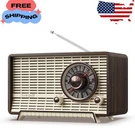 Am Fm Classic Retro Wood Table Bluetooth Speakers Radios Plug-in. Fixed Price $55.99.