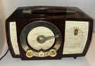 Am/fm Zenith Radio Model Y723 Brown W/handle Early 50S Bakelite Works!. Fixed Price $99.95.